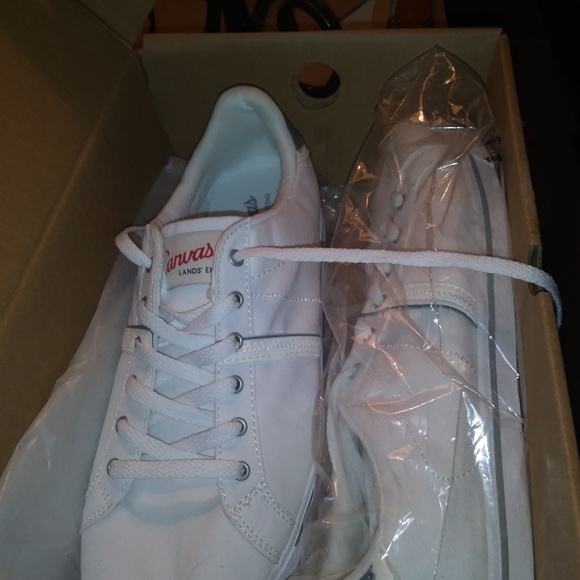 Lands' End Retro Canvas Sneakers - Picture 6 of 6